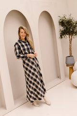 Lia Skirt Check Blue