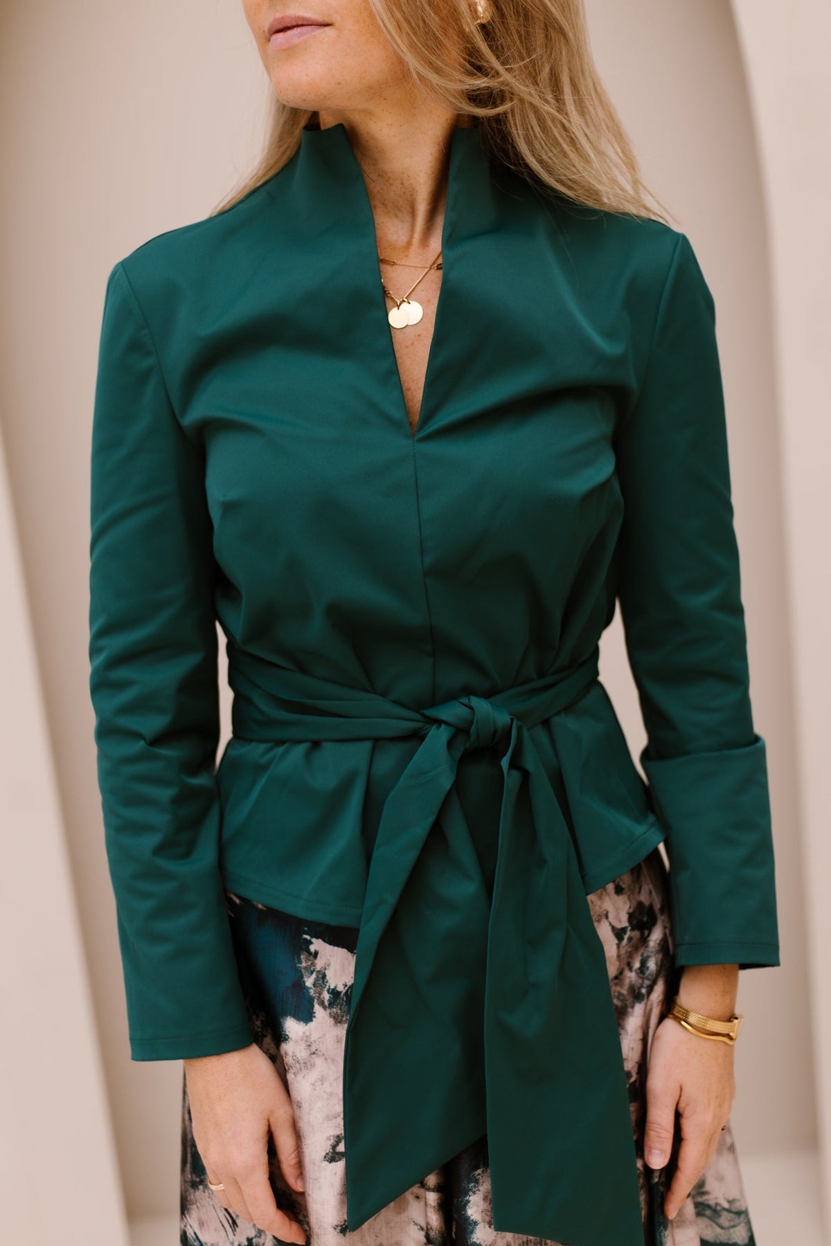 LilouRC Verde De Petrolio Blouse - Bij Keesje - Rinascimento - Blouse