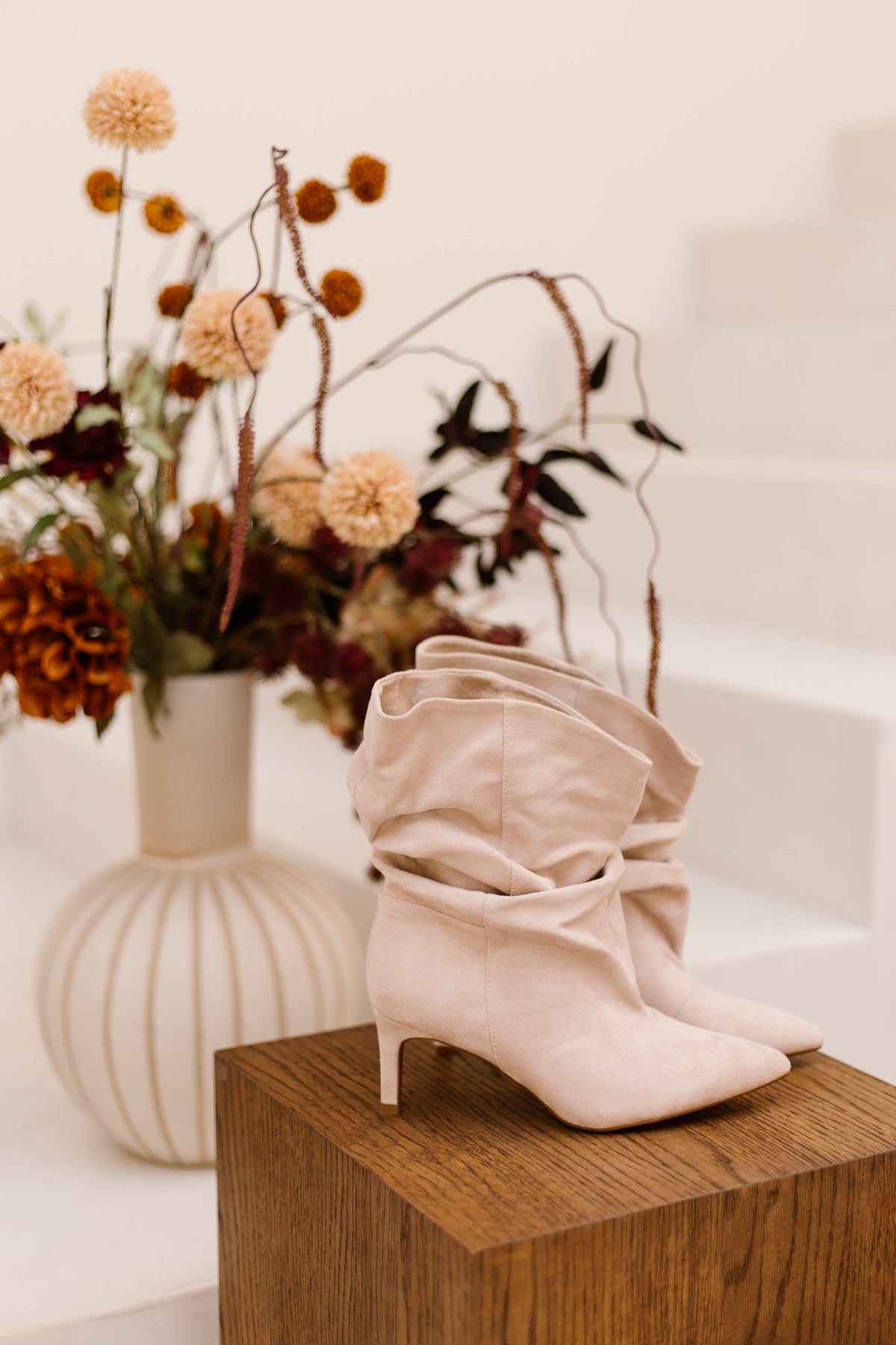 Lissabon ankle boots beige suede - Bij Keesje - Bij Keesje - Laars