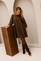 Livia dress darkbrown