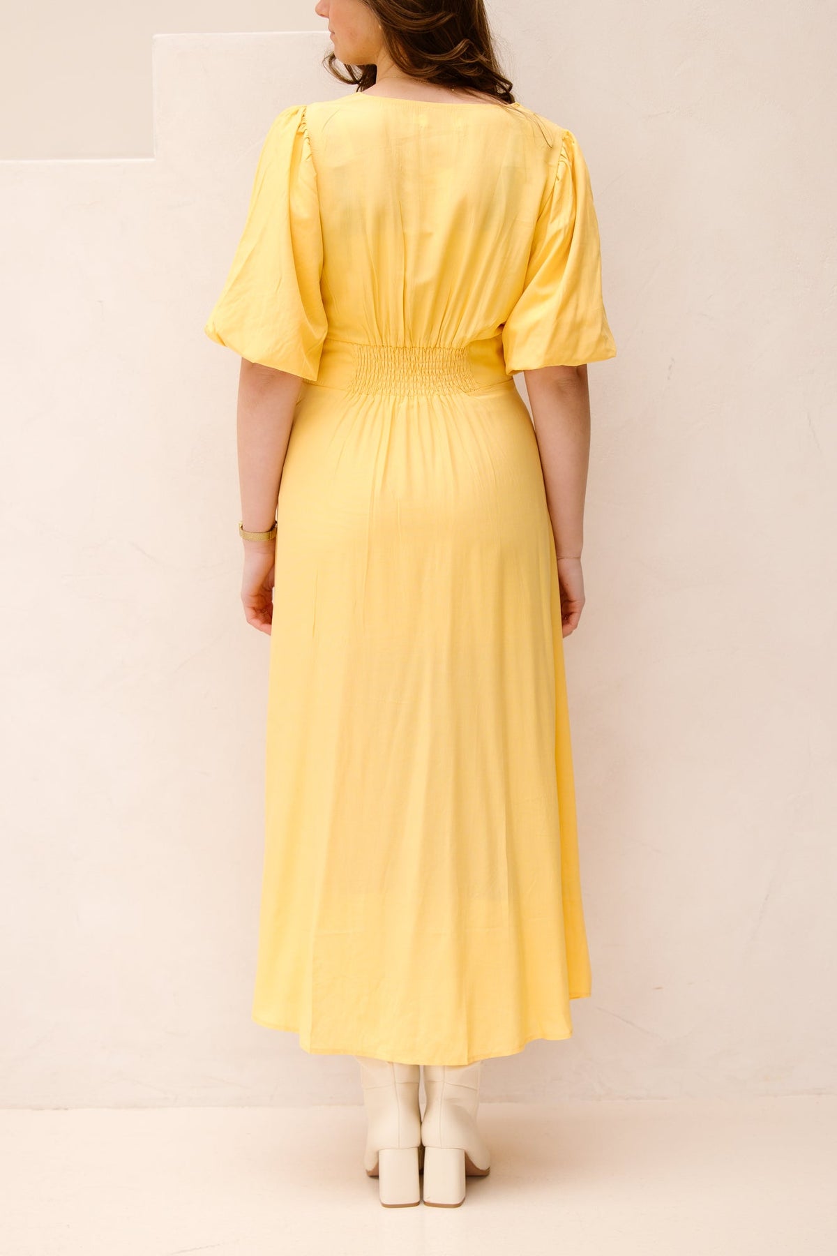 Lucretia dress yellow - Bij Keesje - Bij Keesje The Label - jurk