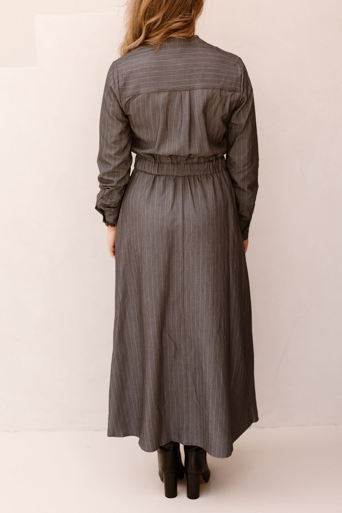 LyviaCC Maxi Wrap Dress Mid/Grey - Bij Keesje - Co'couture - Jurk