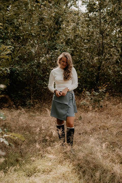 Marianne Skirt Iceblue - Bij Keesje - Bij Keesje The Label - Rok