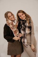 Mariella sjaal riem roze/beige - Bij Keesje - Bij Keesje - Sjaal