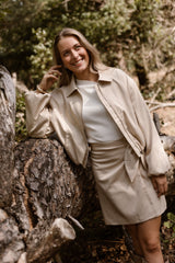 Marit Bomberjacke Beige