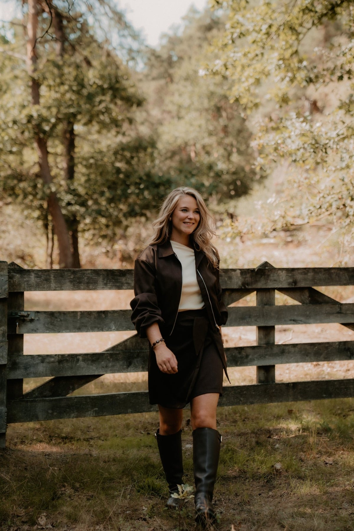 Marit Bomber Jacket Brown - Bij Keesje - Bij Keesje The Label - Jas