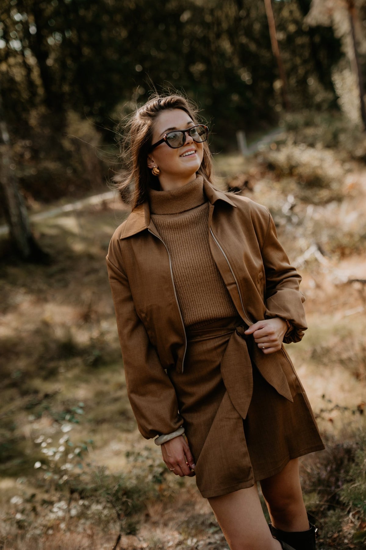 Marit Bomber Jacket Camel - Bij Keesje - Bij Keesje The Label - Jas