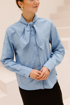 Marriet blouse blue - Bij Keesje - Bij Keesje - Blouse