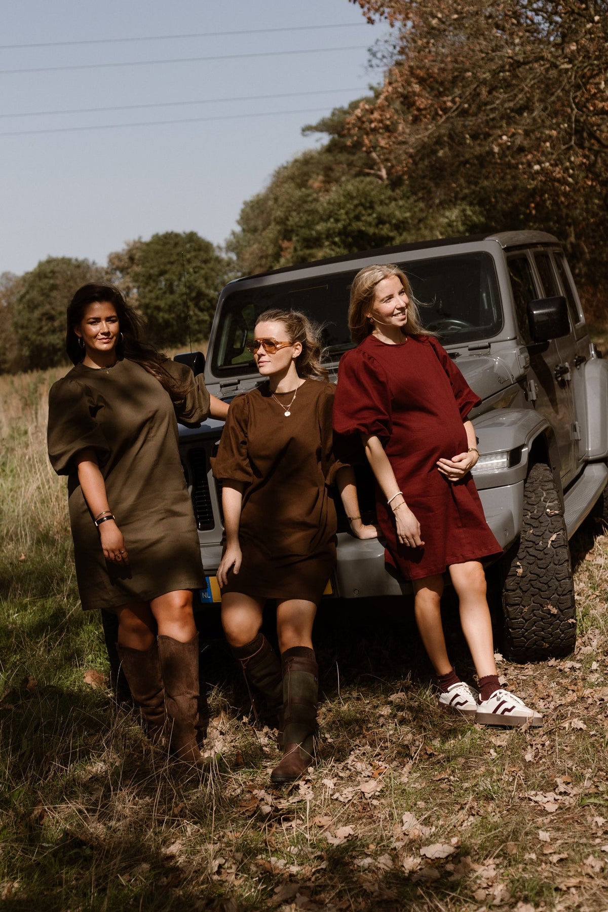 Mette Denim Dress Armygreen - Bij Keesje - Bij Keesje The Label - Jurk