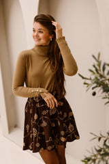 Miray skirt Mocha brown