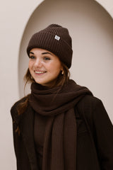 MSCHGaline Rachelle Icon Beanie Hot Fudge - Bij Keesje - MSCH Copenhagen - Muts