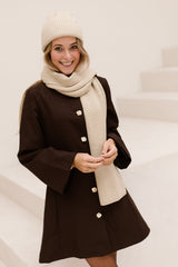 MSCHGaline Rachelle Icon Beanie Oatmeal Melange - Bij Keesje - MSCH Copenhagen - Muts