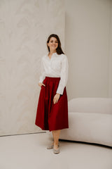 MSCHLenna Skirt Rhubarb