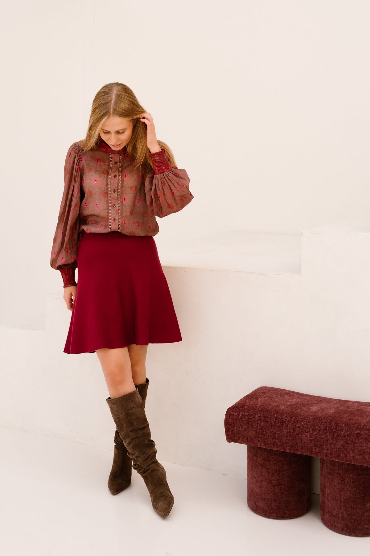 MSCHMERCY East Skirt Rhododendron - Bij Keesje - MSCH Copenhagen - Rokken