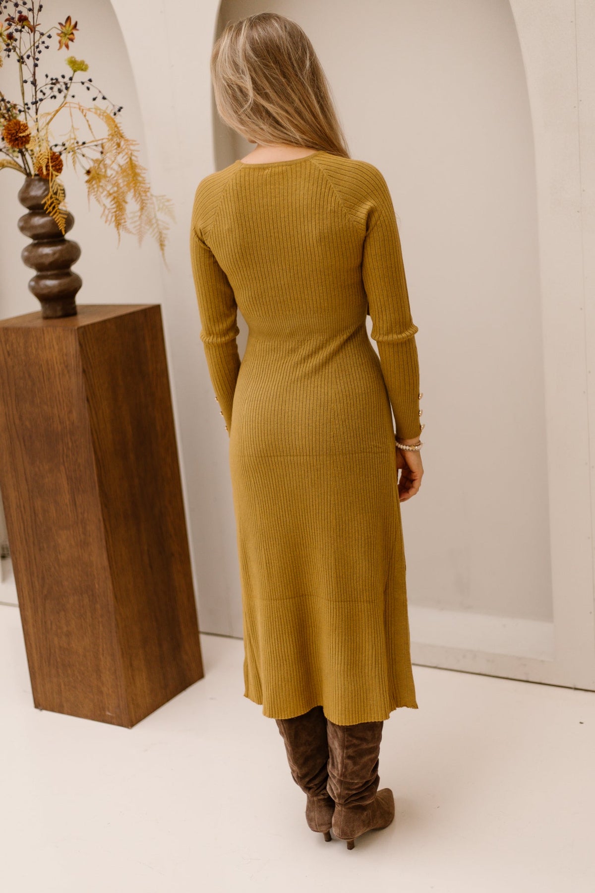 Nako dress bronze - Bij Keesje - Ange - Jurk