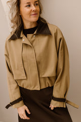 Nanet jacket taupe