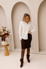 Nena Bodycon skirt brown