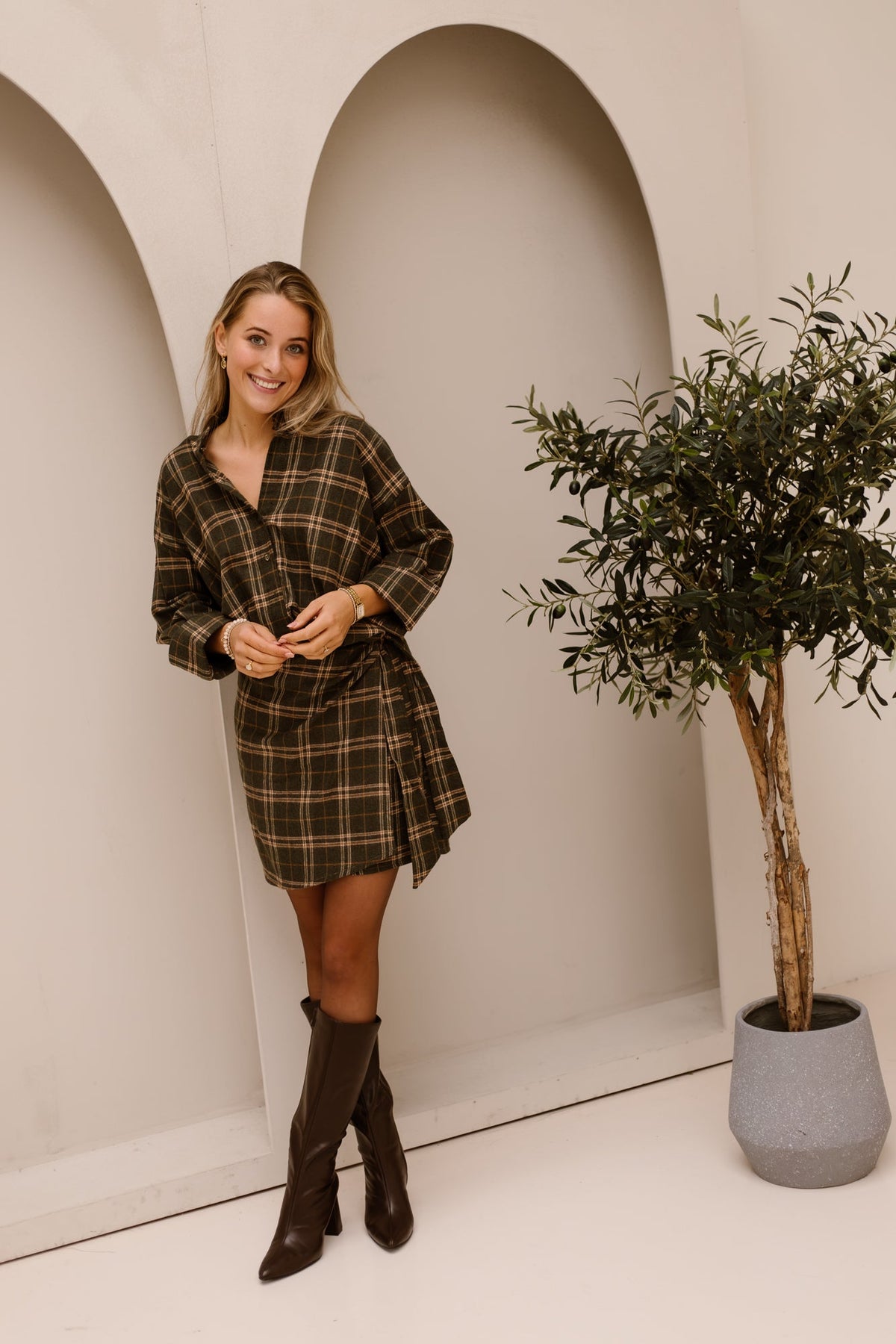Nerina Ruitjes rok groen - Bij Keesje - Bij Keesje - Rok