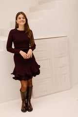 Ninne dress burgundy