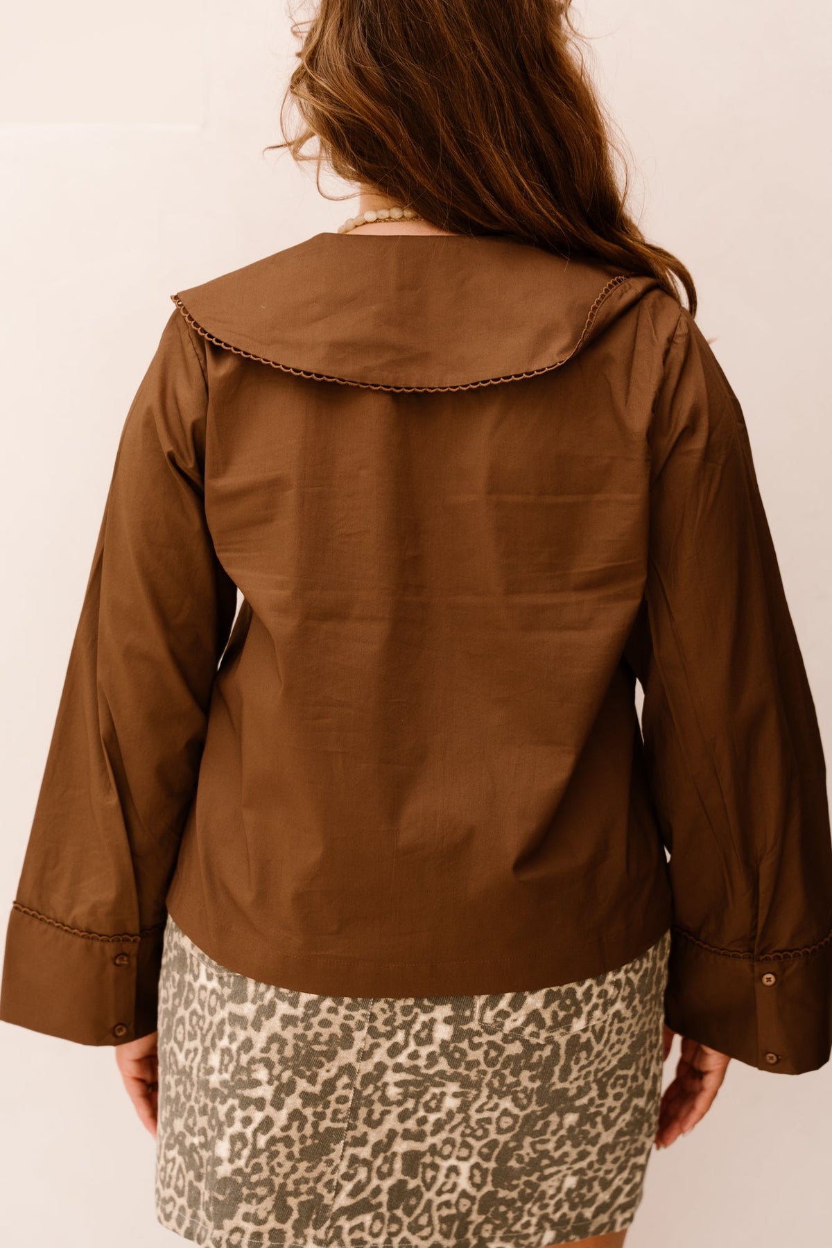 Objhope Big Collar Shirt 146 Carafe - Bij Keesje - Object - Blouse