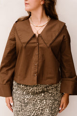 Objhope Big Collar Shirt 146 Carafe