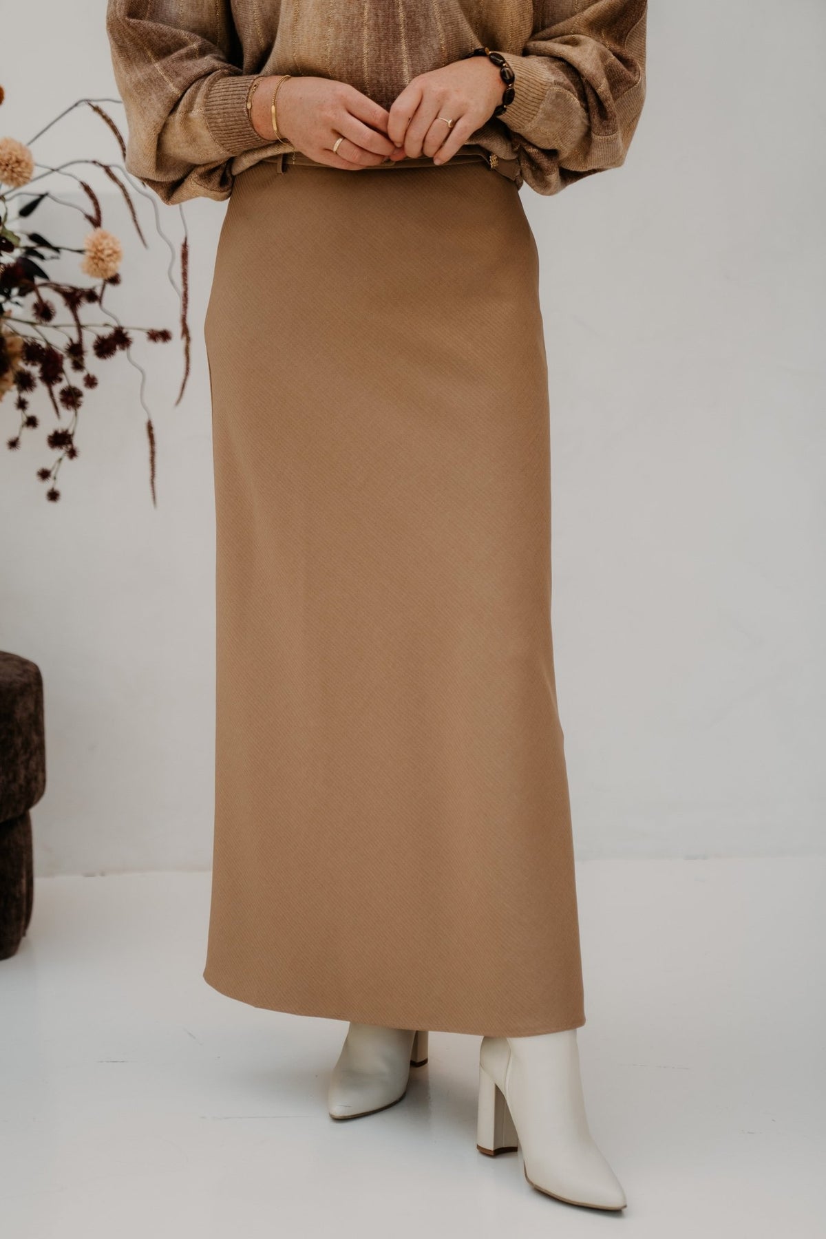 Olympia Skirt Brown Sugar - Bij Keesje - G-maxx - Rok