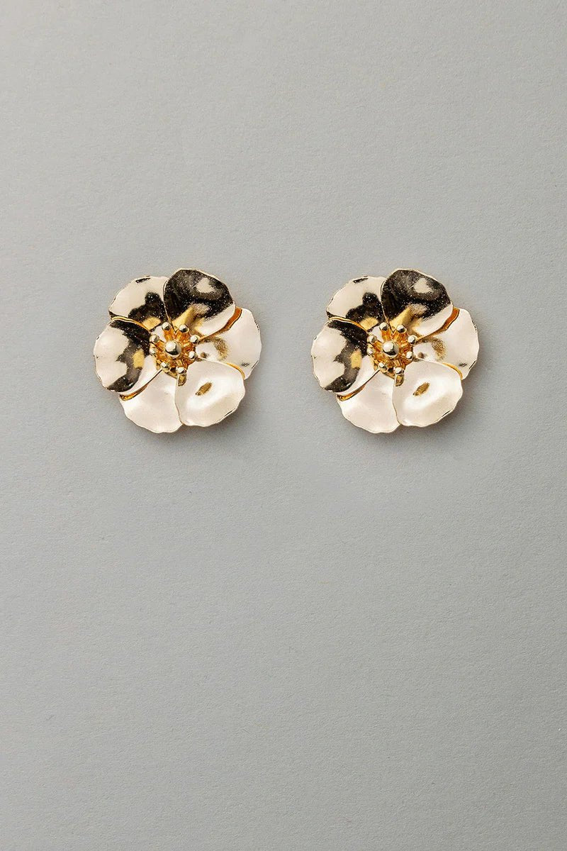 Oorbellen Flower Small Gold - Bij Keesje - BOW19