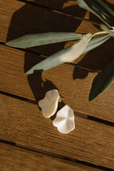 Earrings Lip Earrings Pearl White S