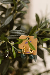 Oorbellen Marianne turquoise 3146 - Bij Keesje - Bij Keesje - accessoires