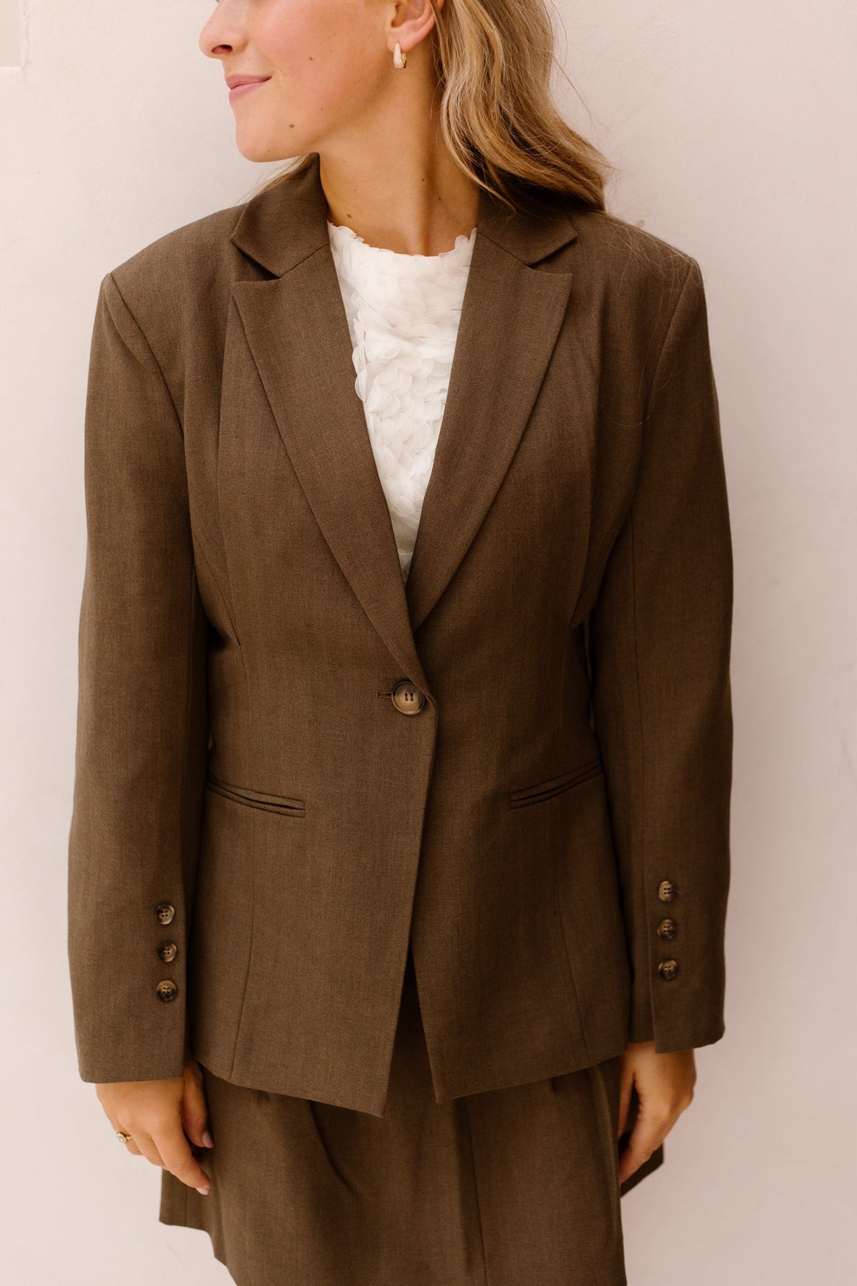 PrestanCC Blazer Walnut - Bij Keesje - Co'couture - Blazer