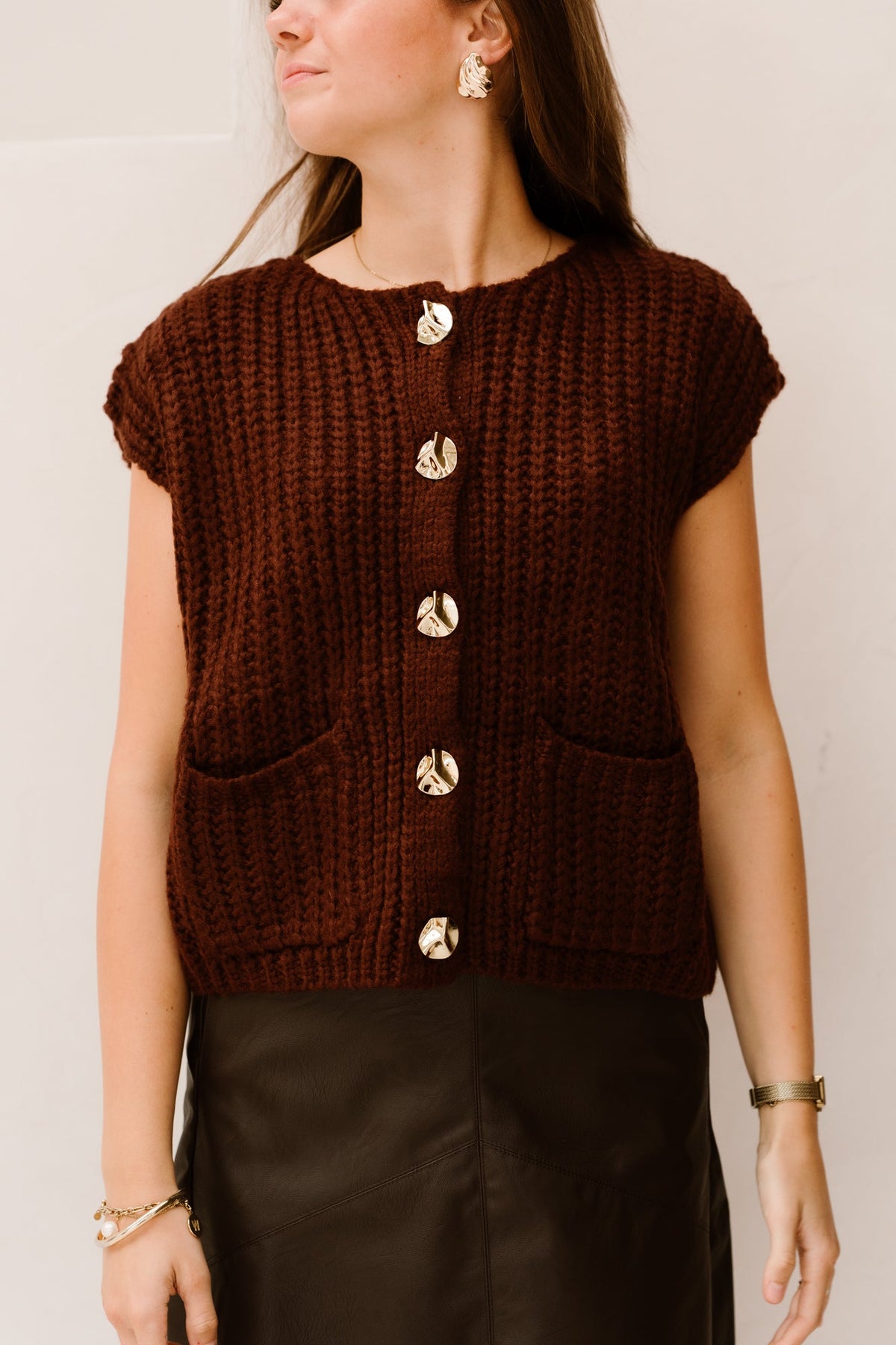 Rhoda Spencer Dark Brown - Bij Keesje - YDENCE - spencer