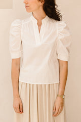 Roella poplin blouse white