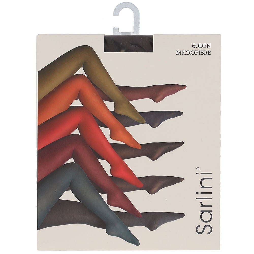 Sarlini panty 60 denier paars, verpakking - Bij Keesje