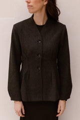 Senara Blazer Dark Grey Melange