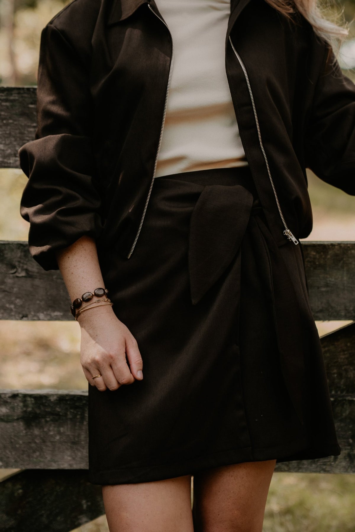 Simone Skirt Brown - Bij Keesje - Bij Keesje The Label - Rok