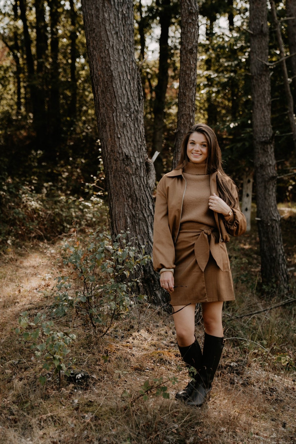Simone Skirt Camel - Bij Keesje - Bij Keesje The Label - Rok