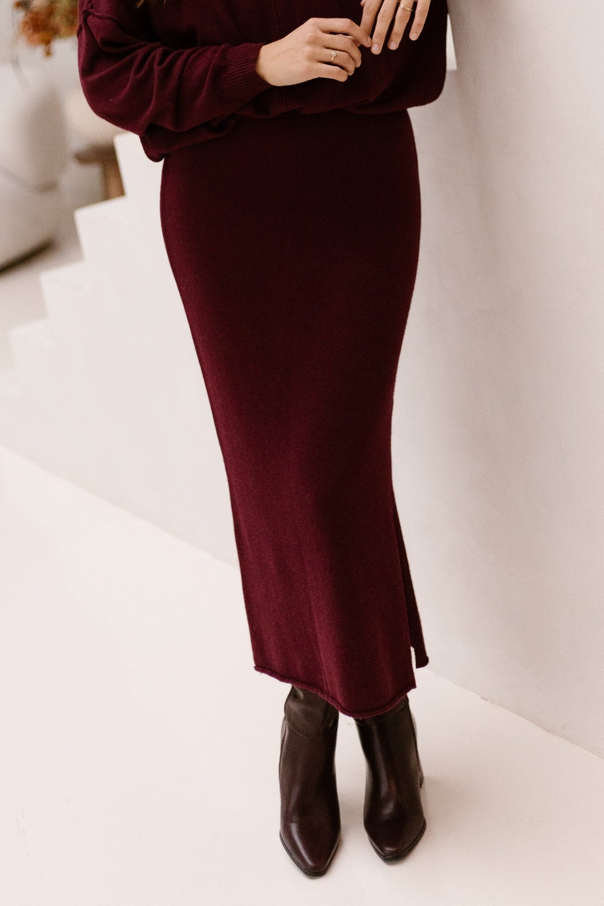 Sissi Skirt Bordeaux - Bij Keesje - Teatro - Rok