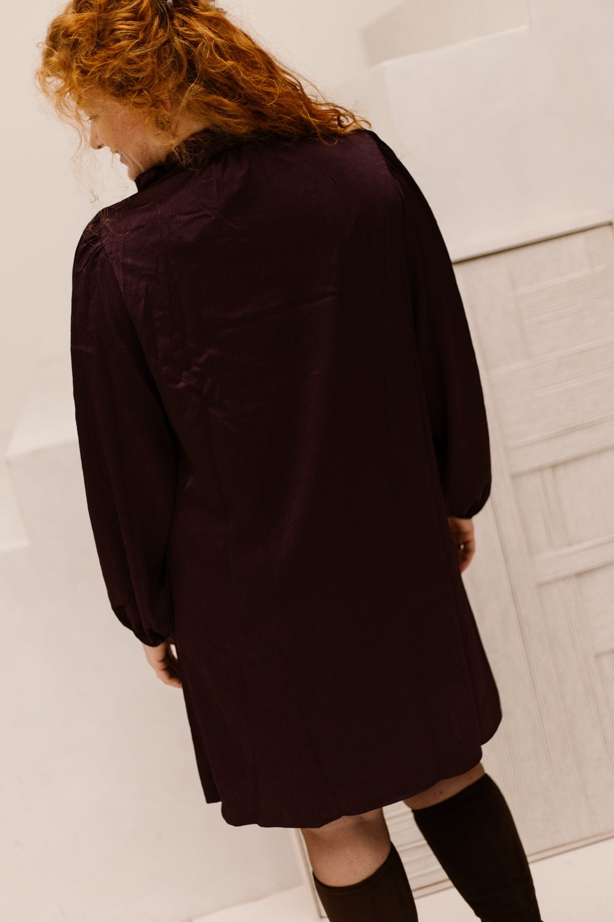 SL dress aubergine 26716 - Bij Keesje - Smashed Lemon - Jurk