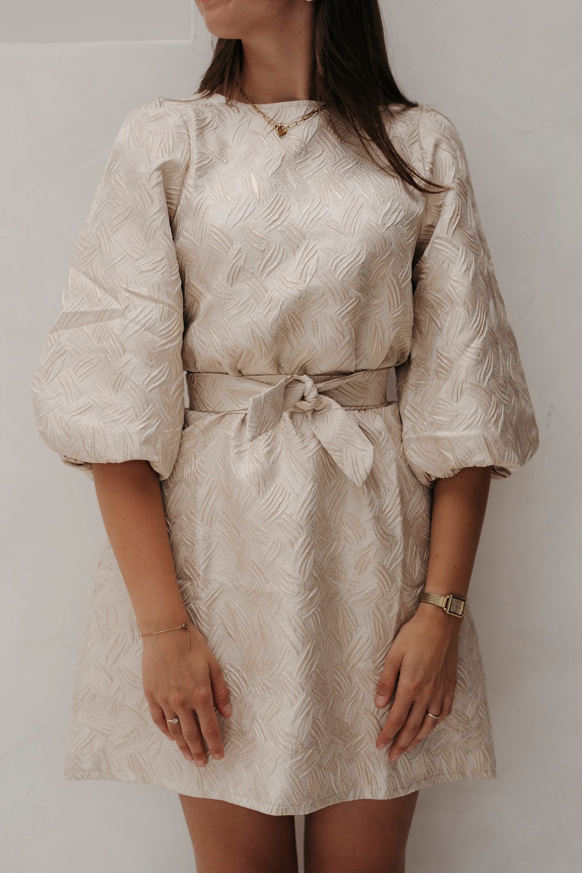 SL Dress Sand 26593 - Bij Keesje - Smashed Lemon - Jurk