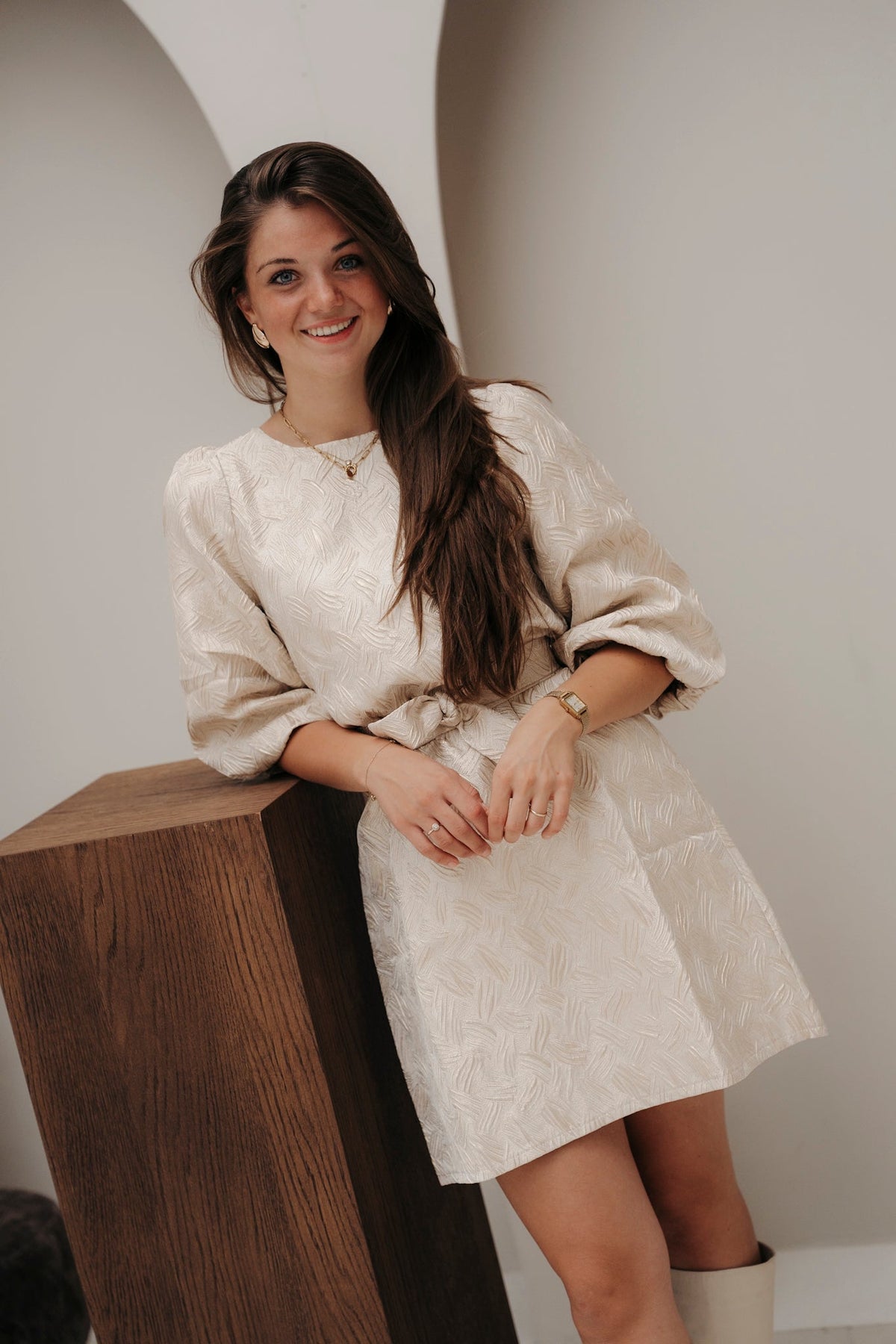 SL Dress Sand 26593 - Bij Keesje - Smashed Lemon - Jurk