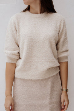 SL Knit Top Sand 26520 - Bij Keesje - Smashed Lemon - Top