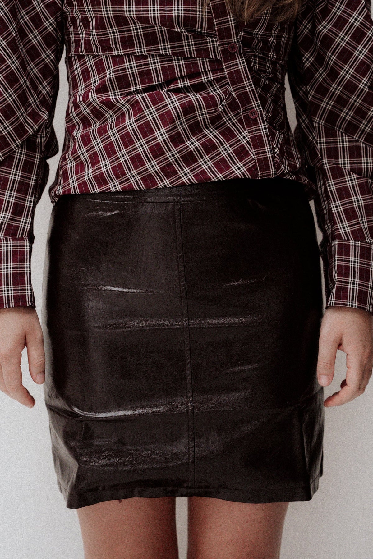 SL Skirt Dark Brown 26562 - Bij Keesje - Smashed Lemon - Rok