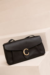 Tas Cadiz leer donkerblauw