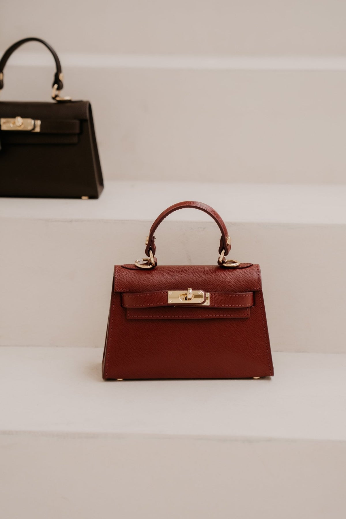 Tas Grace leer bordeaux - Bij Keesje - Bij Keesje - Tas
