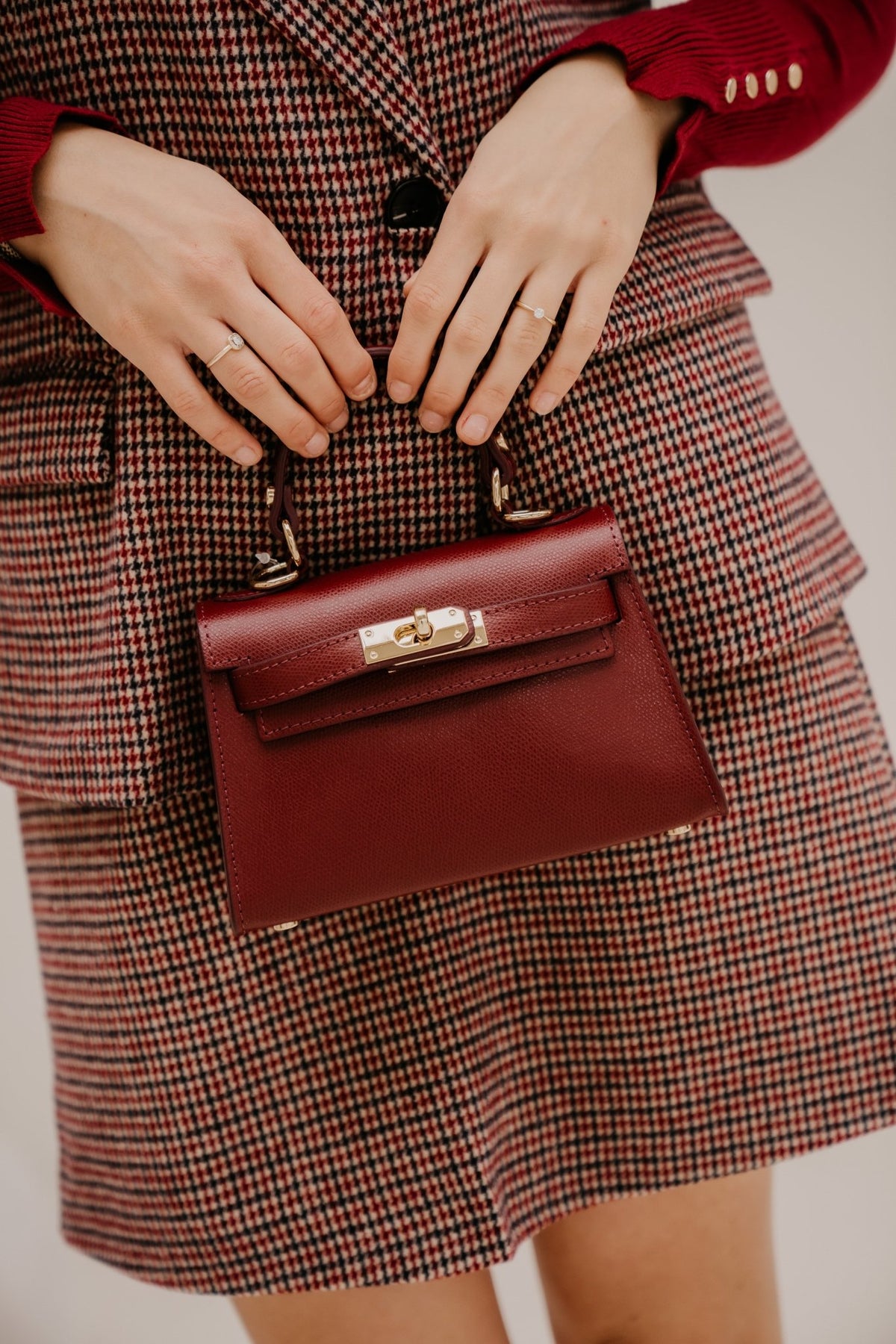 Tas Grace leer bordeaux - Bij Keesje - Bij Keesje - Tas