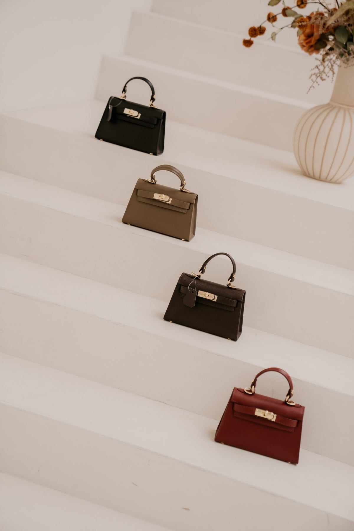 Tas Grace leer donkerbruin - Bij Keesje - Bij Keesje - Tas