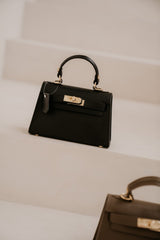 Tas Grace leer zwart