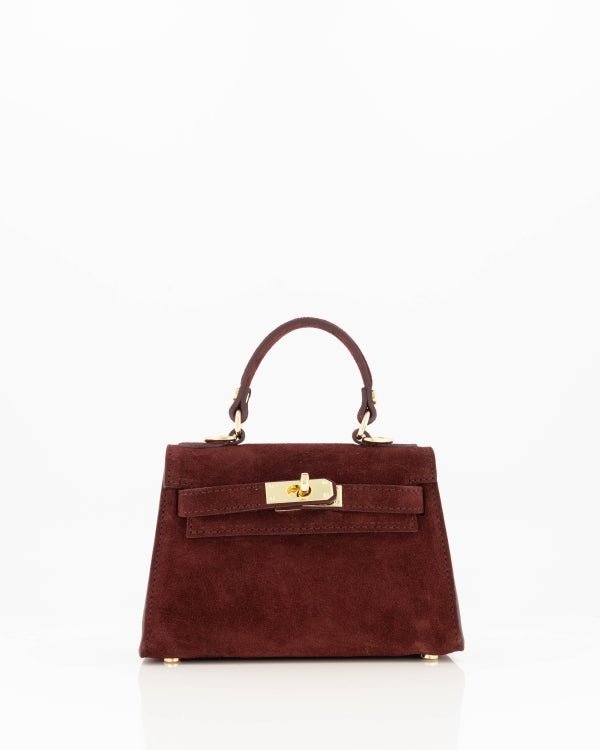 Tas Grace suede bordeaux - Bij Keesje - Bij Keesje - Tas