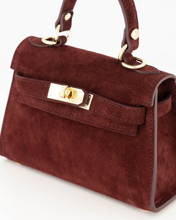 Tas Grace suede bordeaux - Bij Keesje - Bij Keesje - Tas