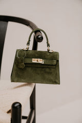Tas Grace suede groen
